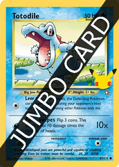 JUMBO Totodile 081/111 - First Partner Pack Promo